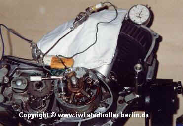   Zndung einstellen an einem Berlin - Motor  