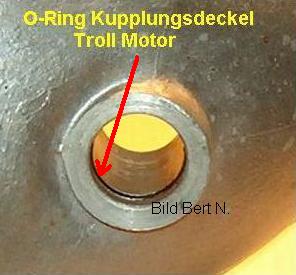 Kupplungsdeckel Troll 1 mit 0-Ring 